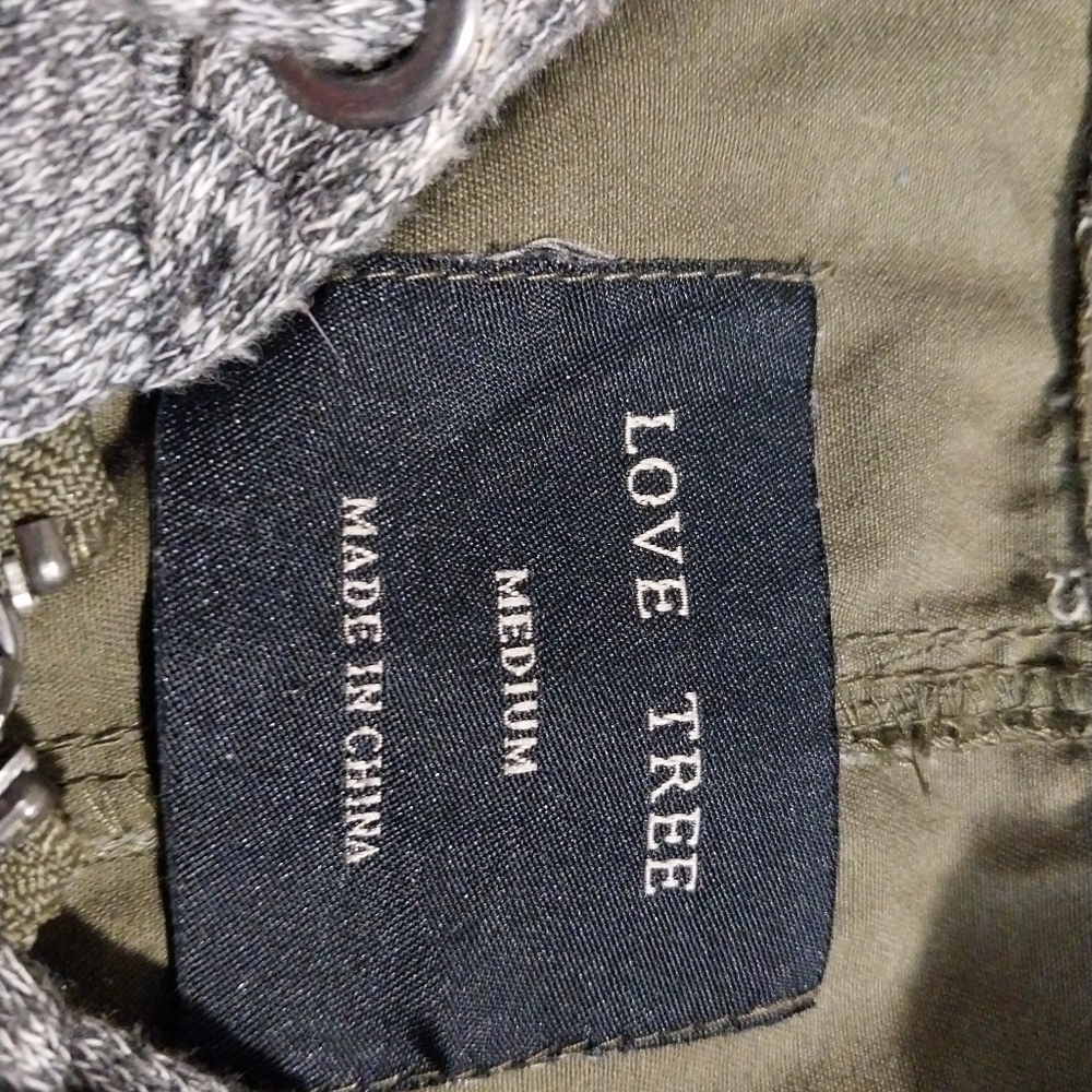Love Tree Khaki Utility Jacket - Picture 8 of 9